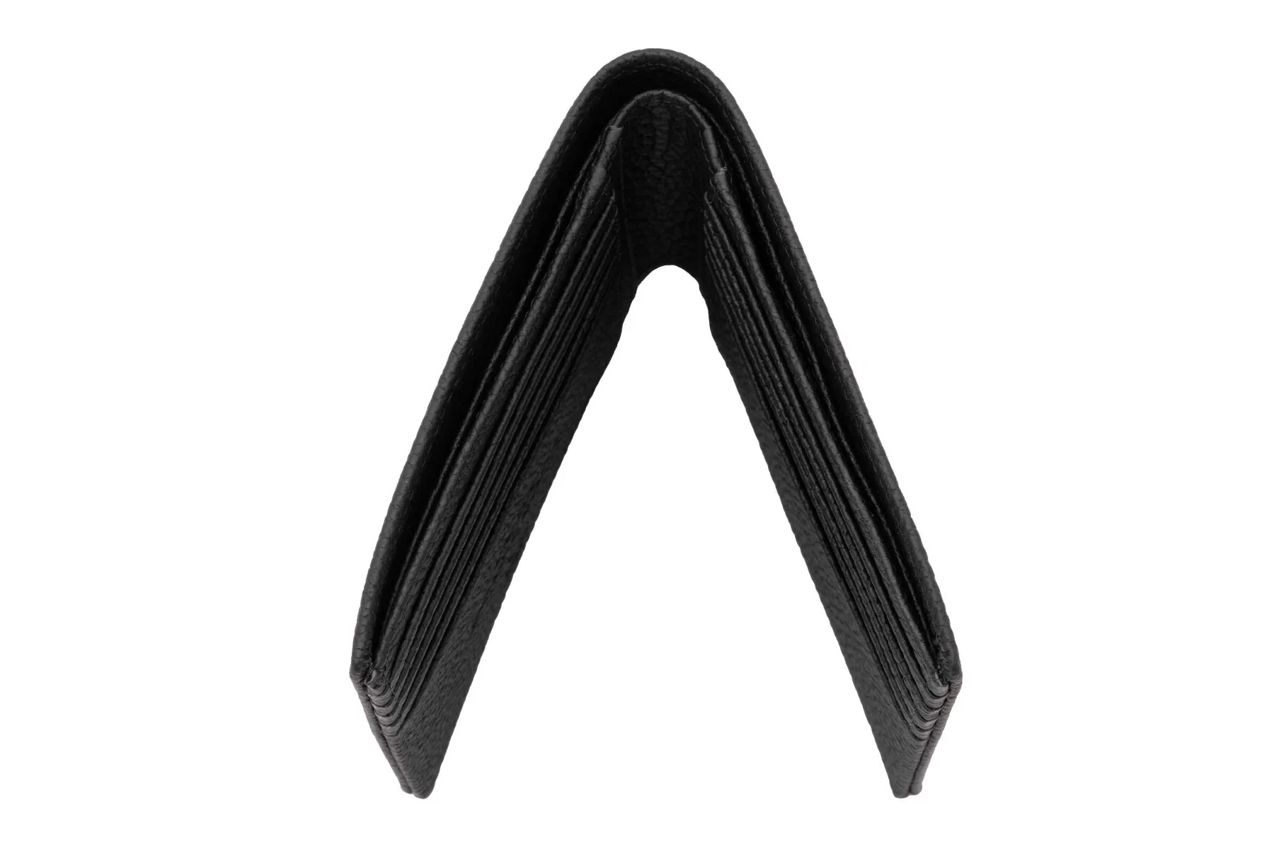 Le Grand 10 Card Black Togo Calf Leather Wallet - Image 3