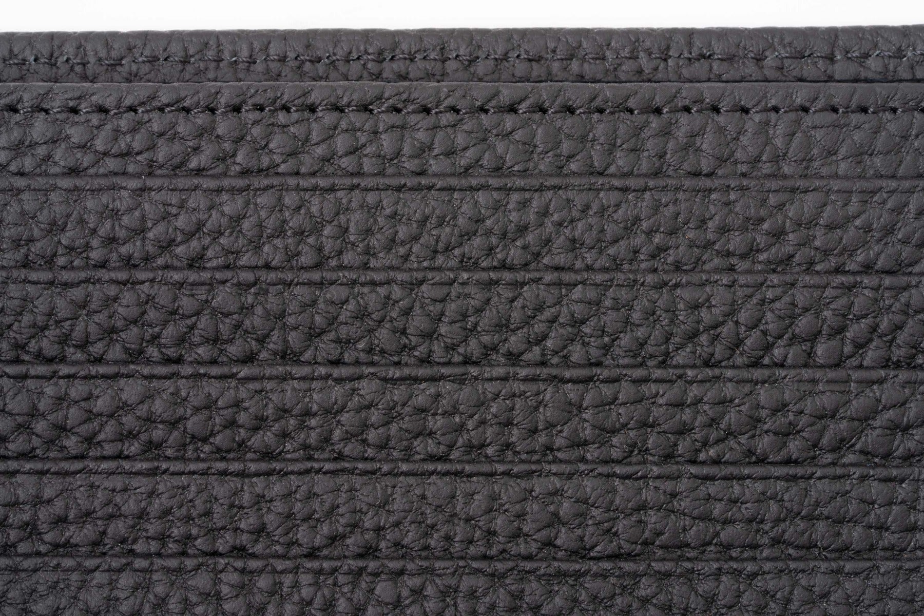 Le Grand 10 Card Black Togo Calf Leather Wallet - Image 4