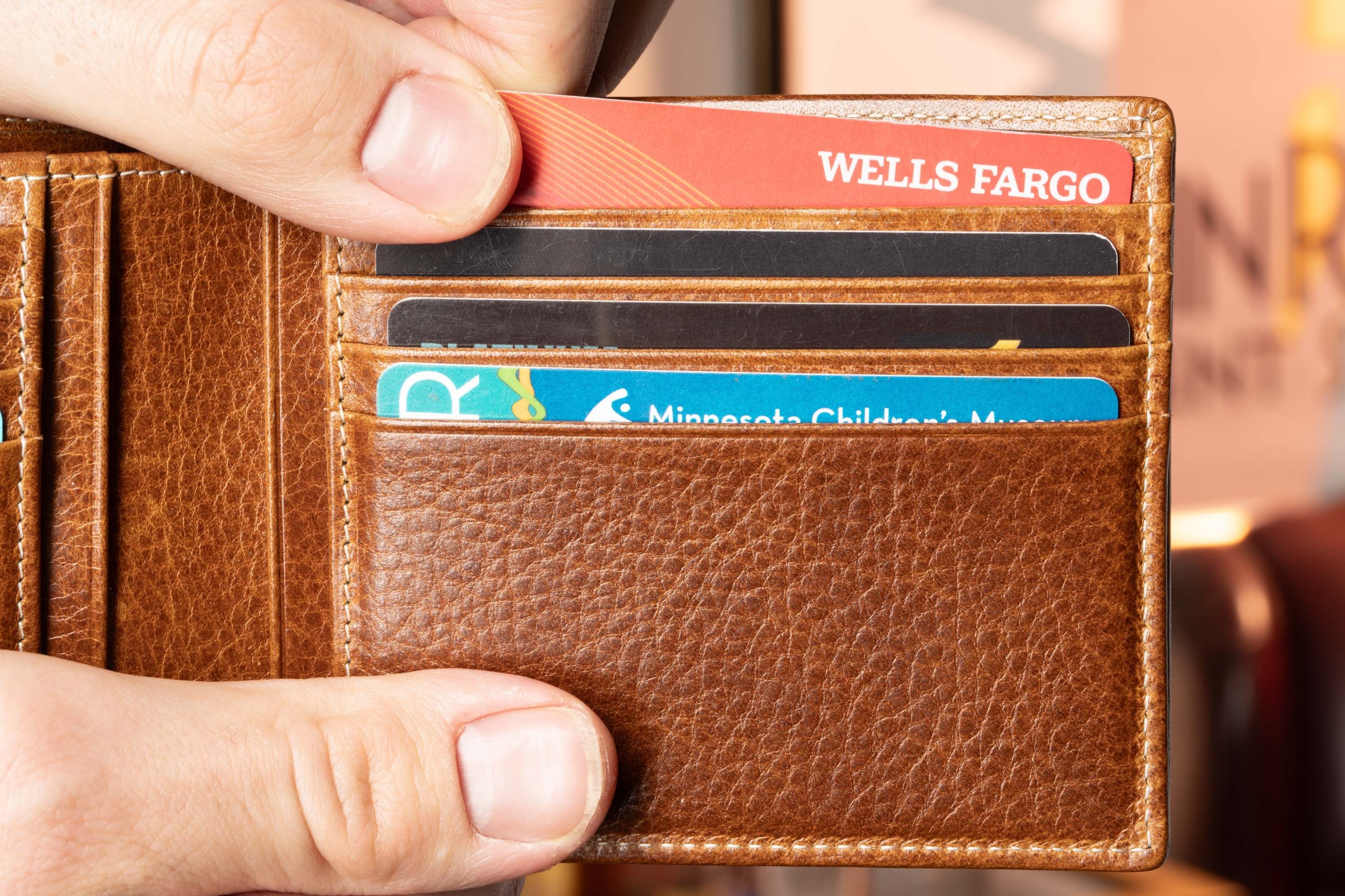 Le Grand 10 Card Saddle Brown Dumont Leather Wallet - Image 13