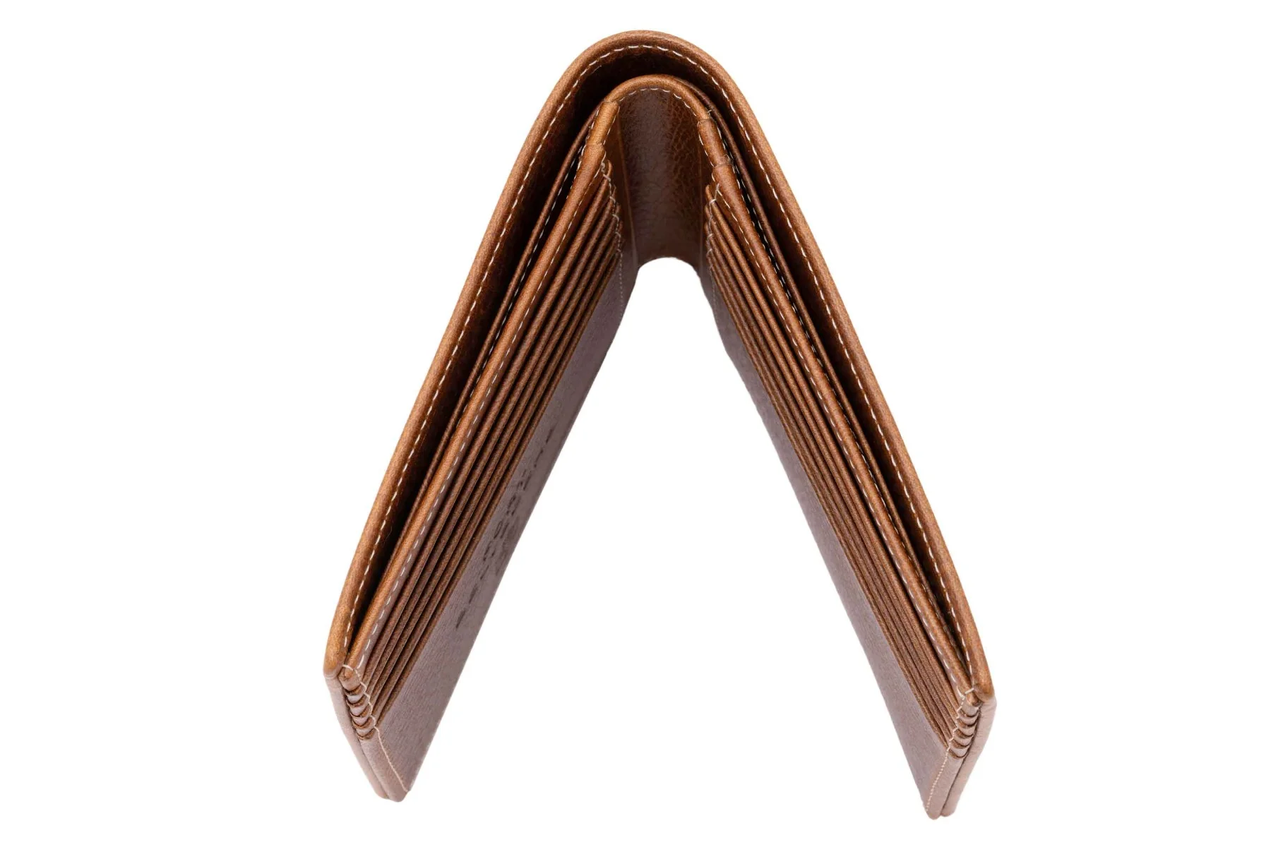 Le Grand 10 Card Saddle Brown Dumont Leather Wallet - Image 3