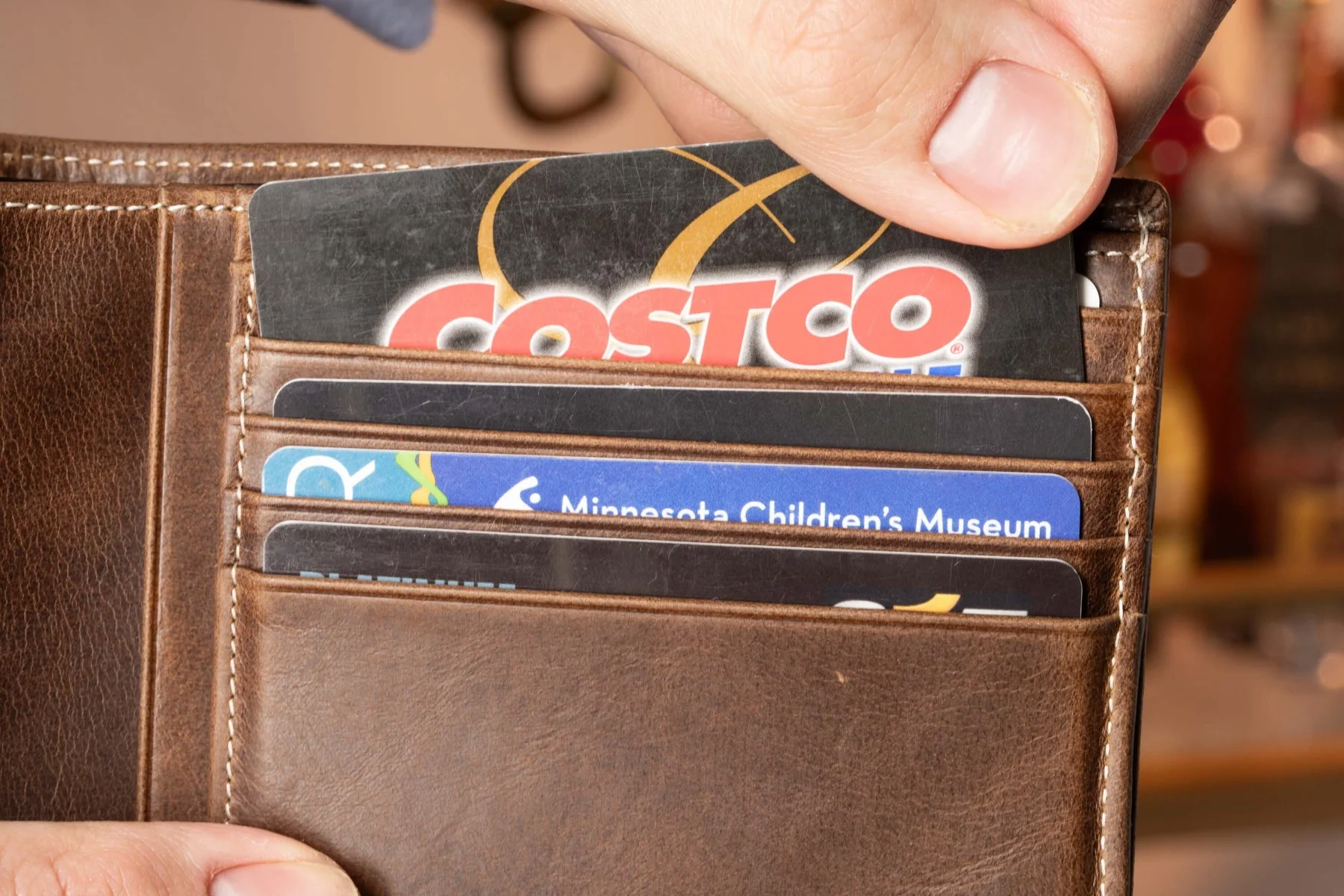 Le Grand 10 Card Antique Mahogany Leather Wallet - Image 10