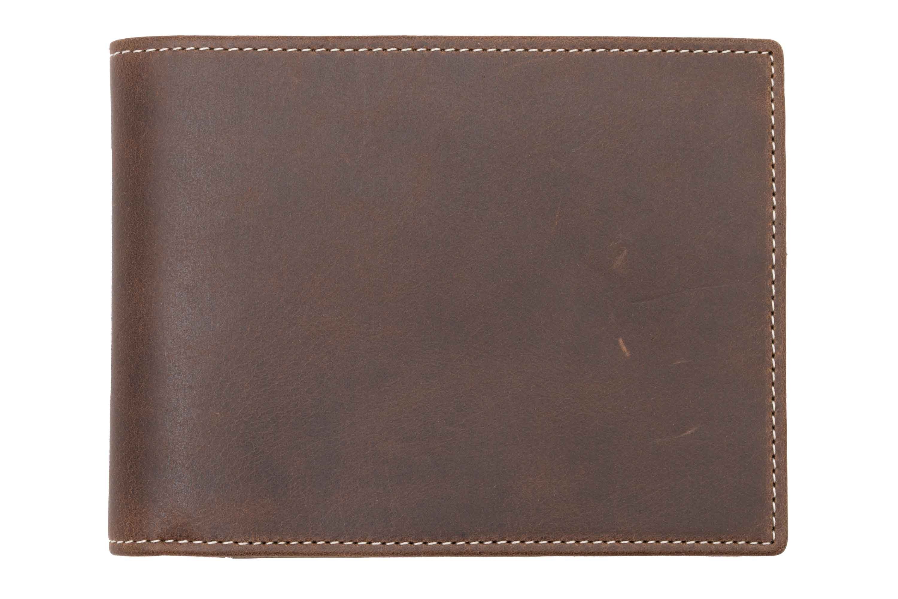 Le Grand 10 Card Antique Mahogany Leather Wallet - Image 11