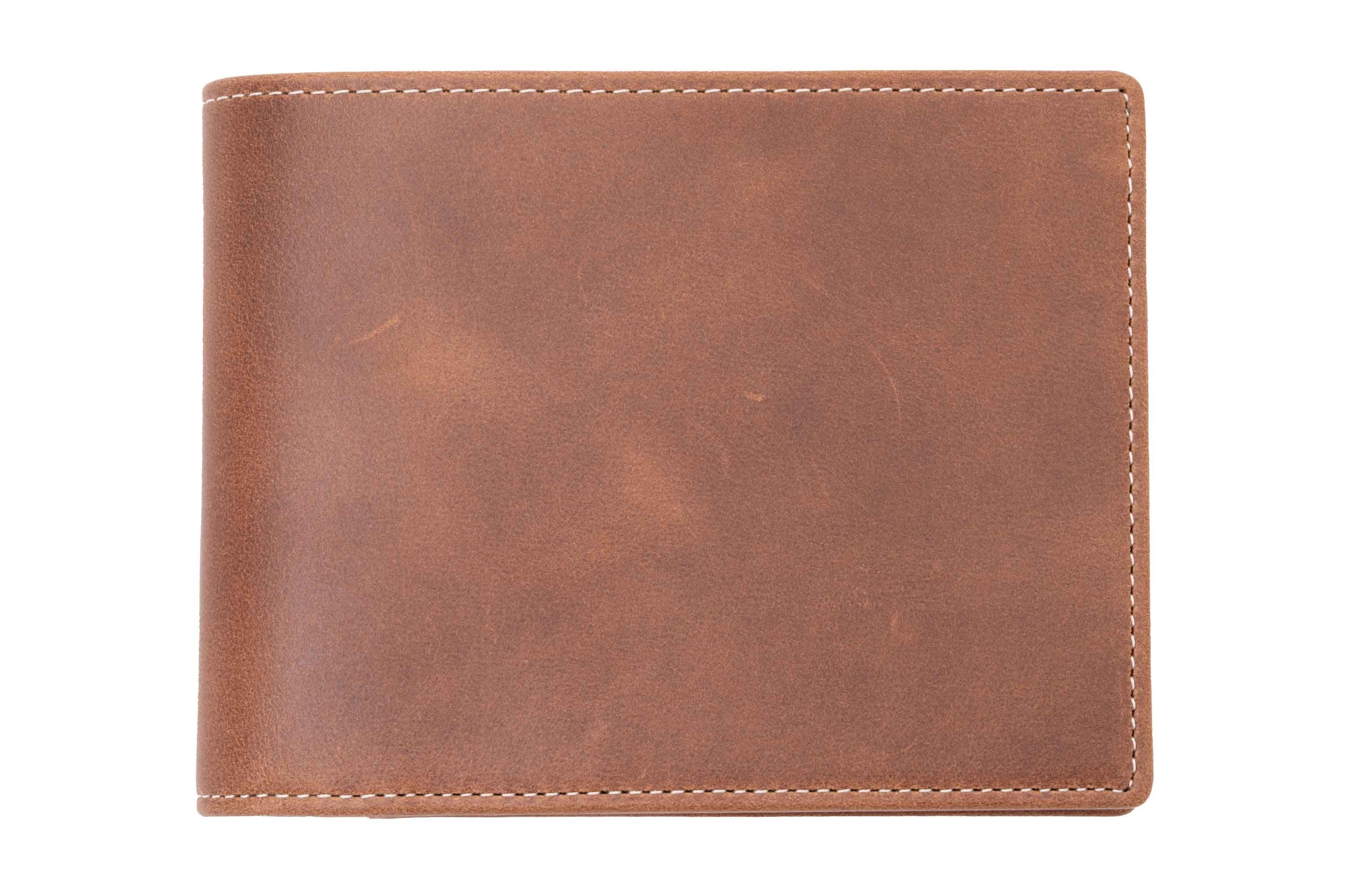 Le Grand 10 Card Saddle Brown Montecristo Leather Wallet - Image 10