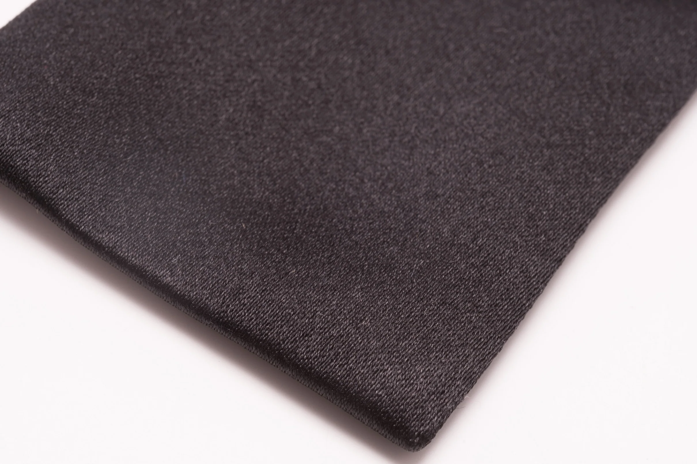 Black Batwing Silk Satin Bow Tie - Image 8