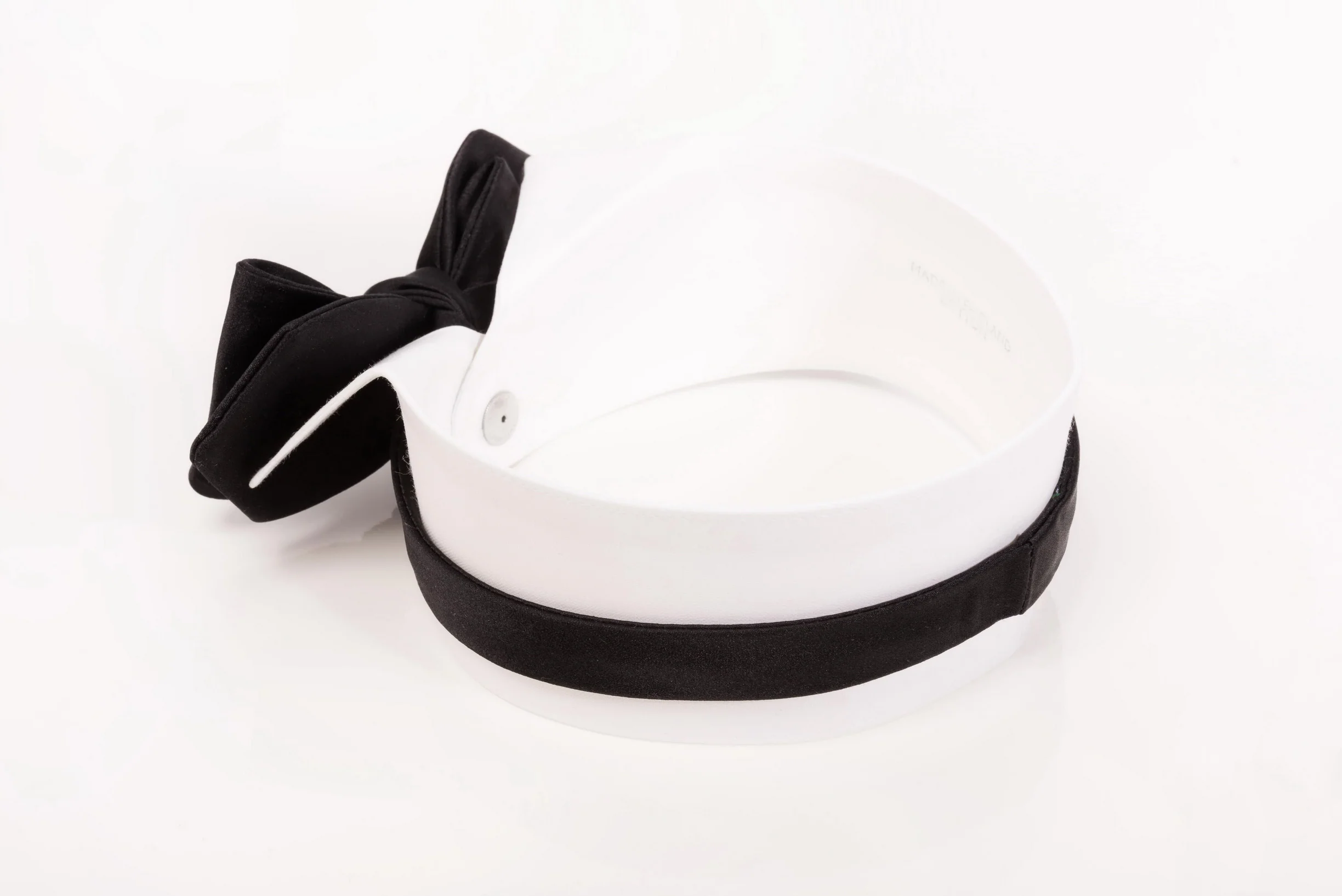 Black Diamond Silk Satin Self-Tie Bow Tie - Image 8