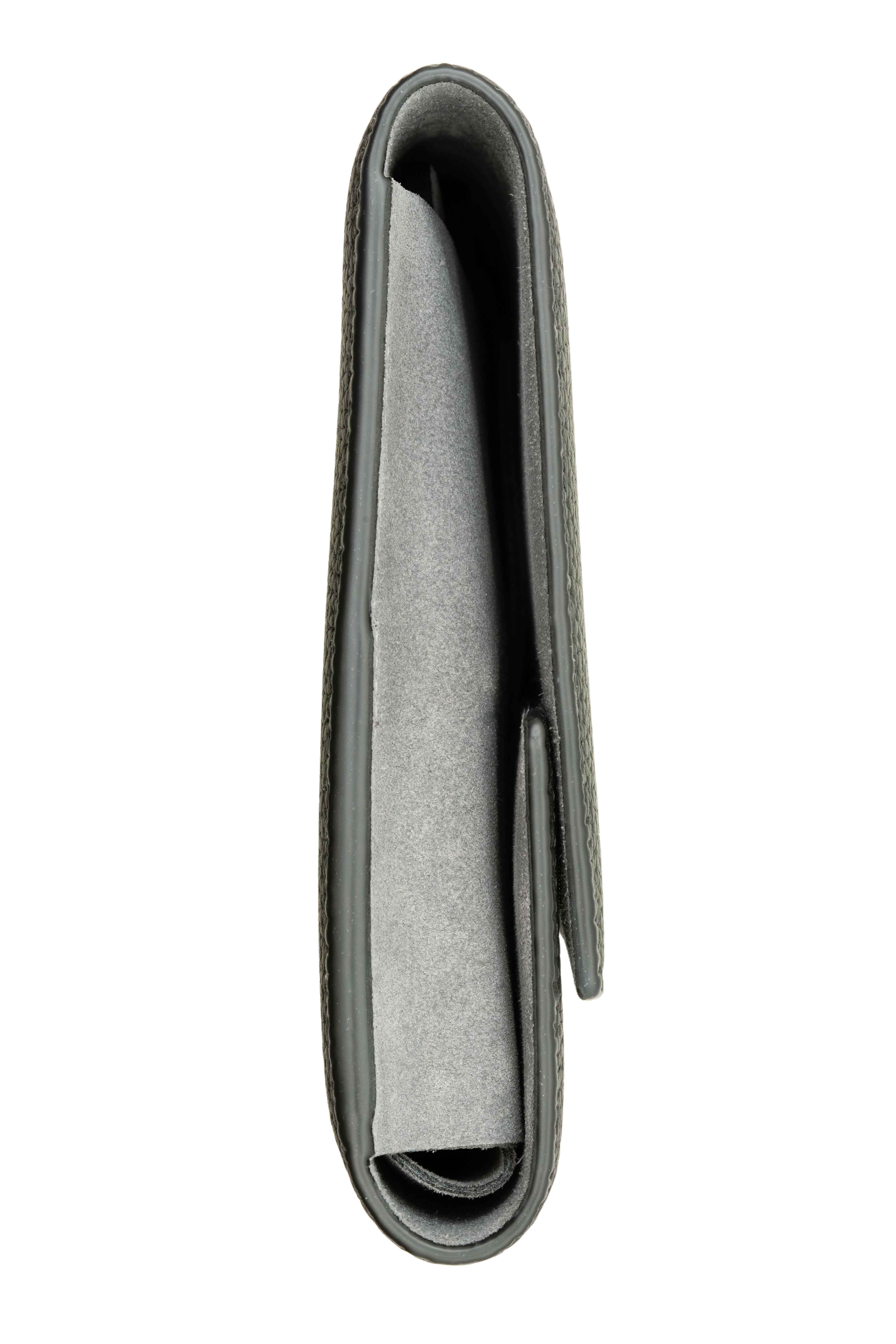 3-Watch Black Togo & Gray Suede Leather Watch Case - Image 28