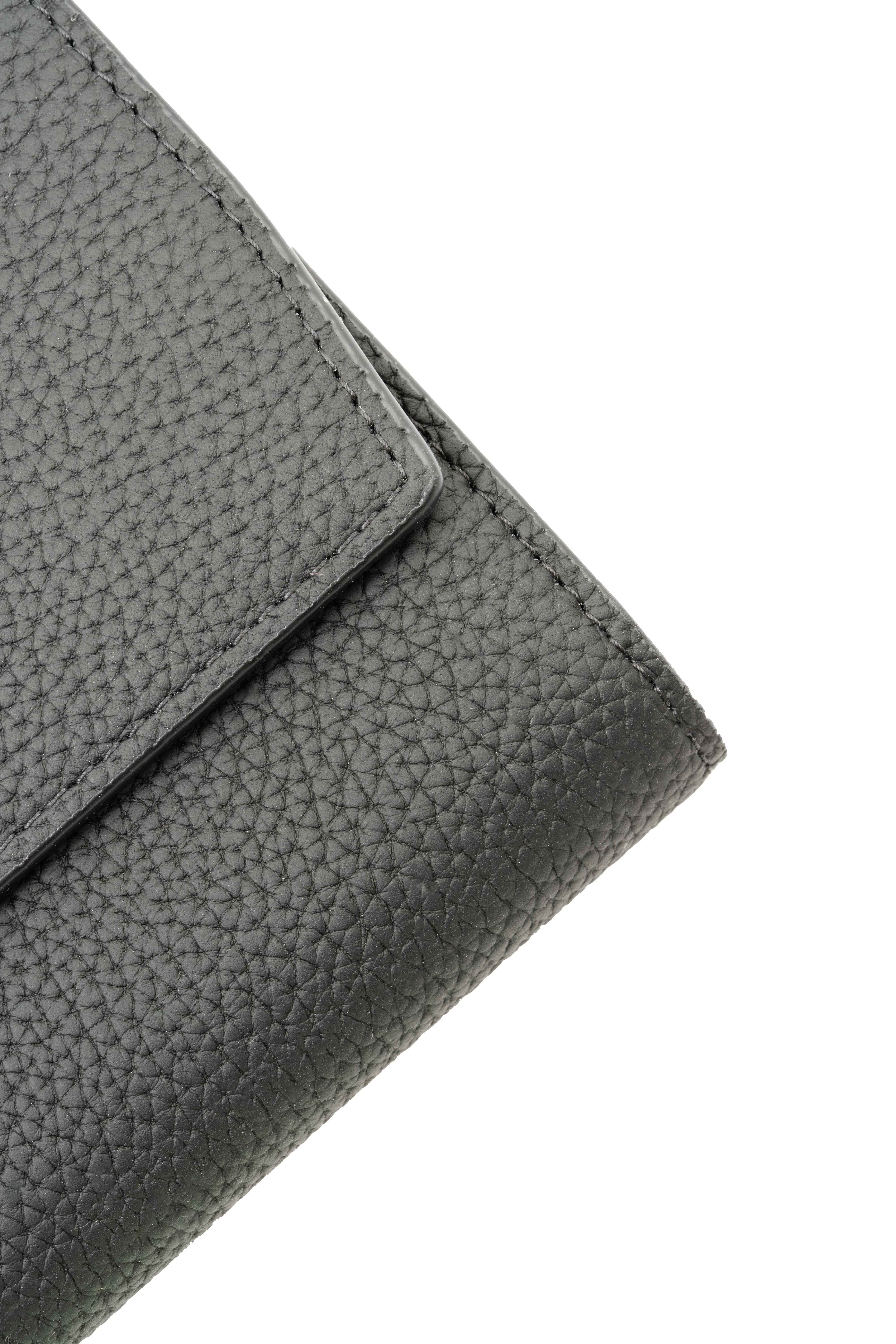 Black Togo & Gray Suede Leather Watch Case - Image 29