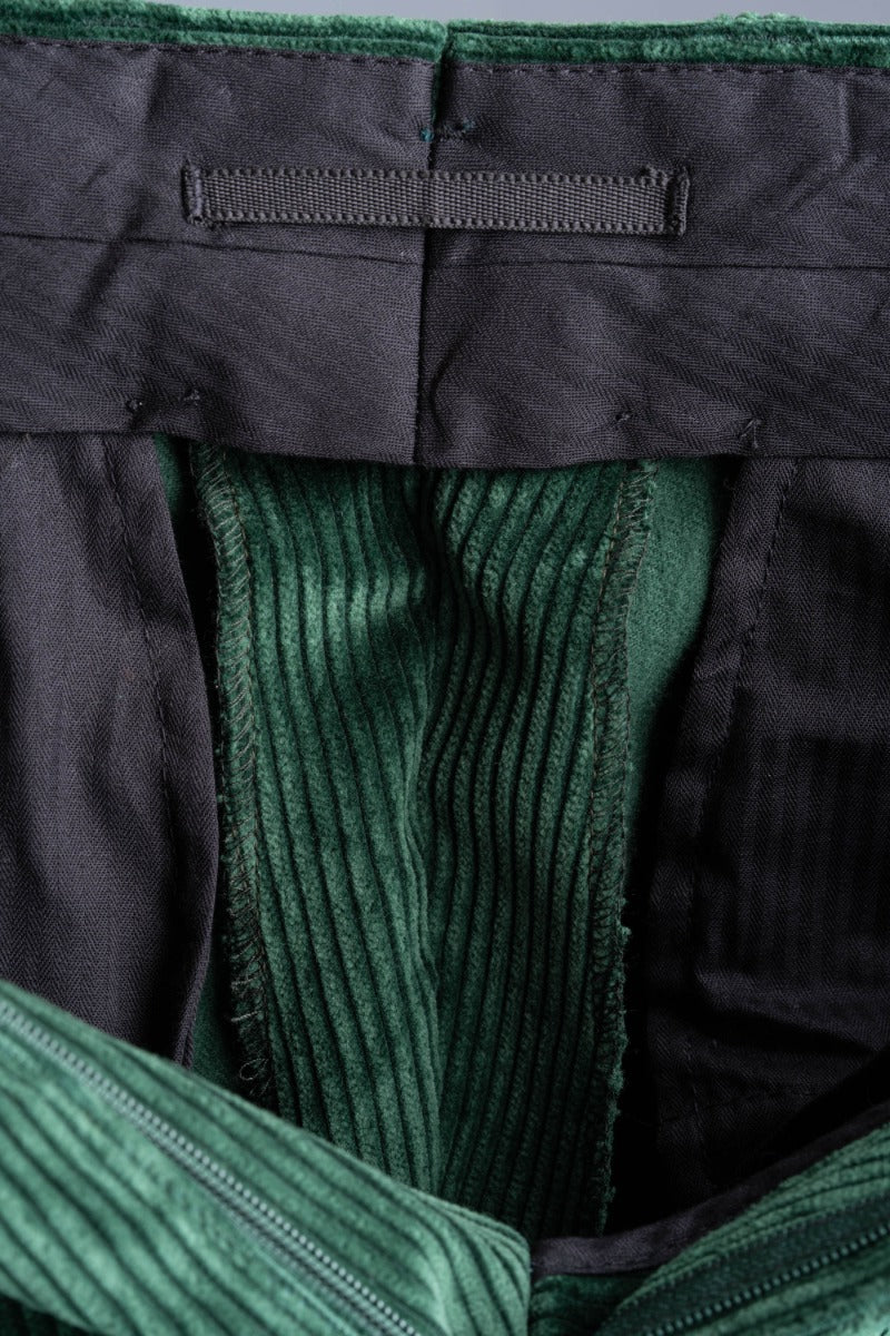 British Racing Green Stancliffe Corduroy Trousers - Image 6