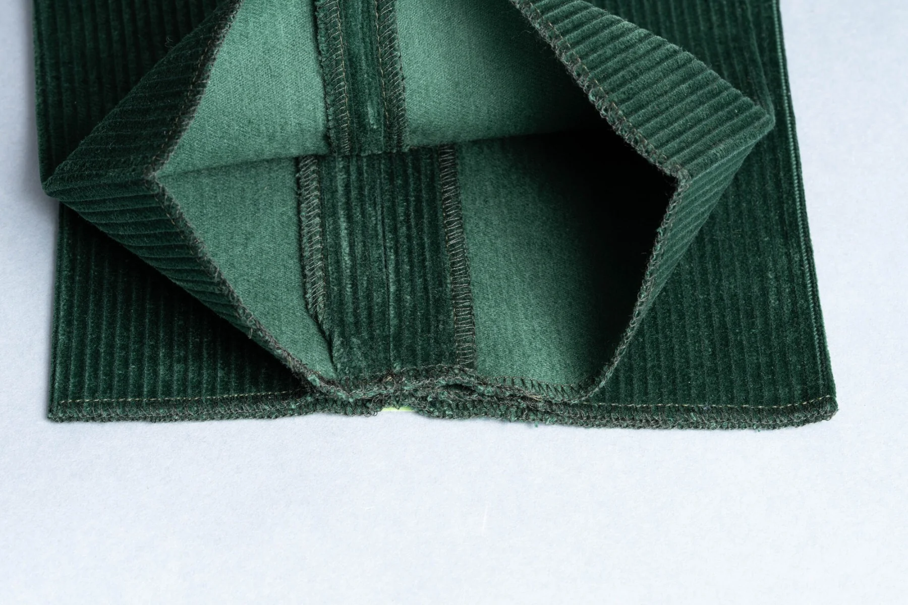 British Racing Green Stancliffe Corduroy Trousers - Image 8