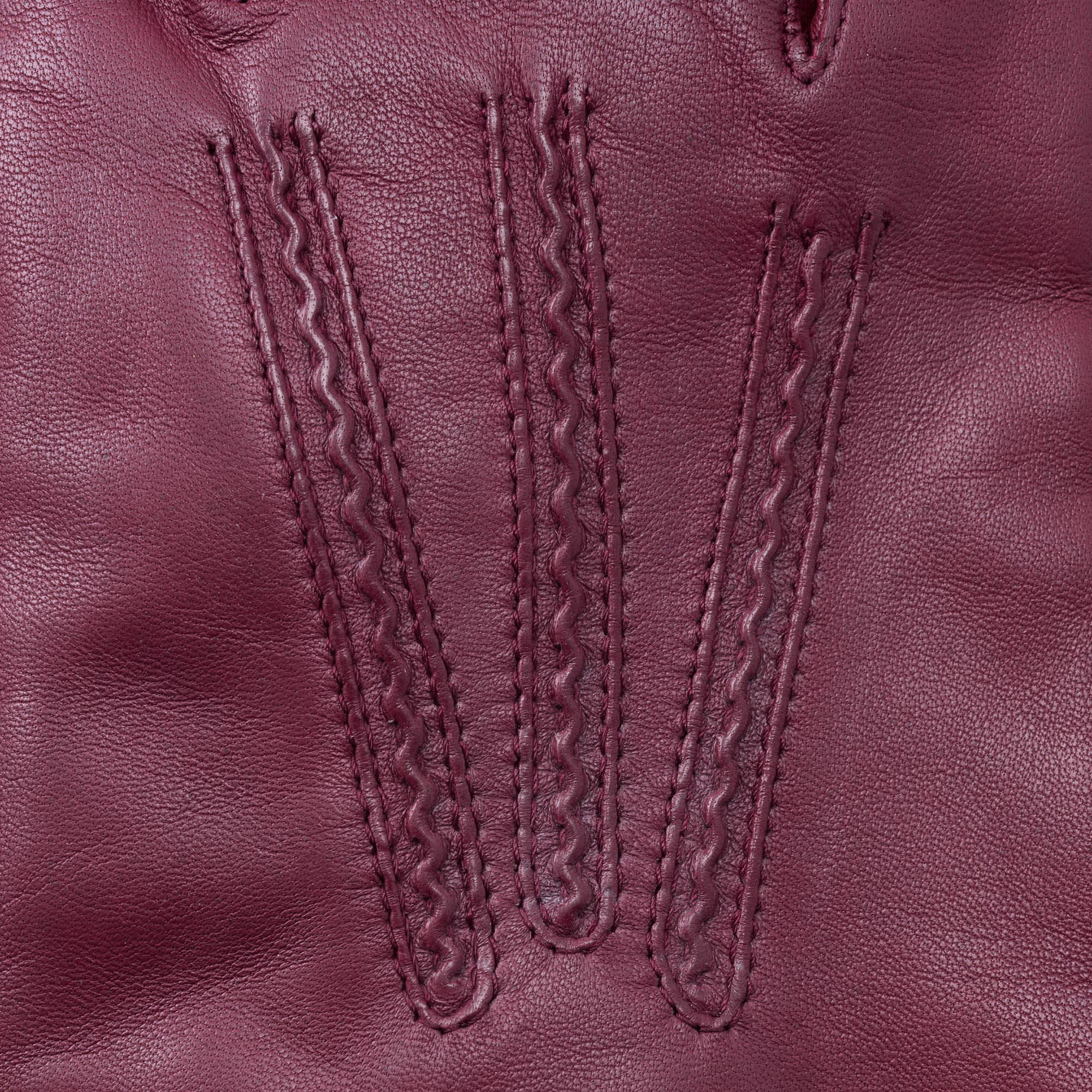 Burgundy Lamb Nappa Leather Dress Gloves - Image 5