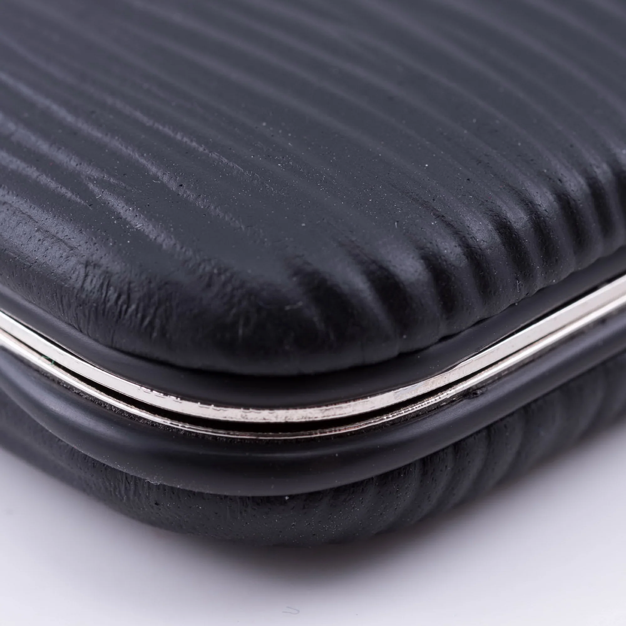 Black & Green Leather Business Card Case - Image 7