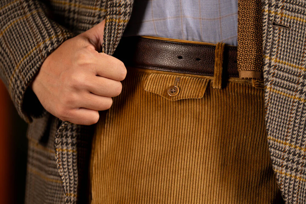 Camel Stancliffe Corduroy Trousers - Image 9