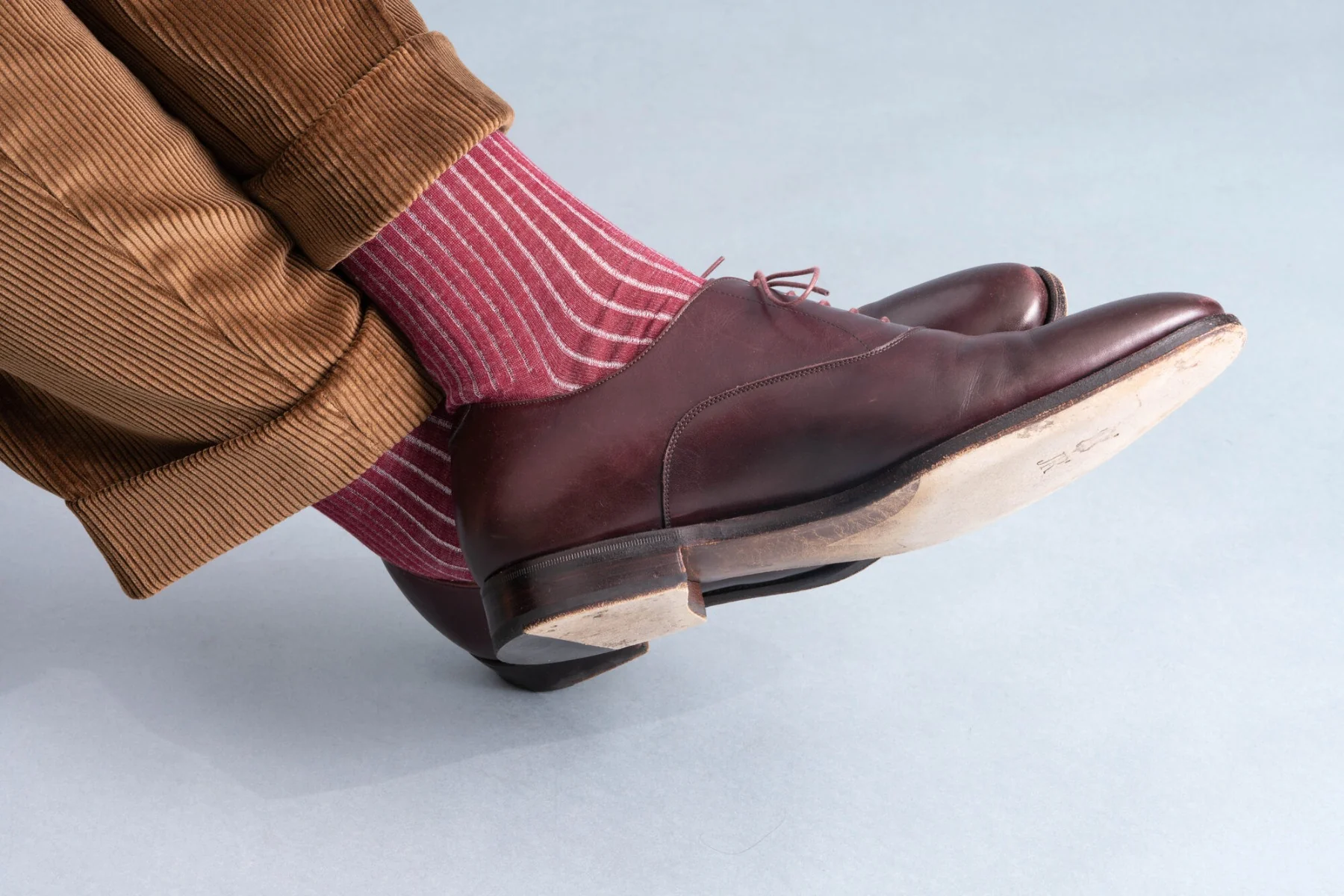 Cognac Stancliffe Corduroy Trousers - Image 6