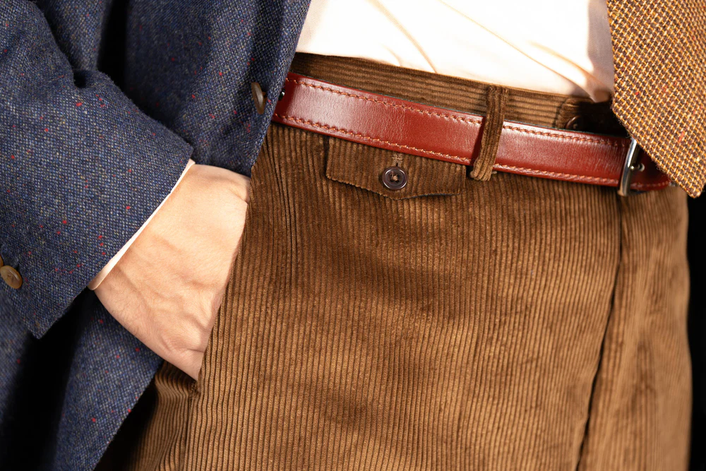 Cognac Stancliffe Corduroy Trousers - Image 8