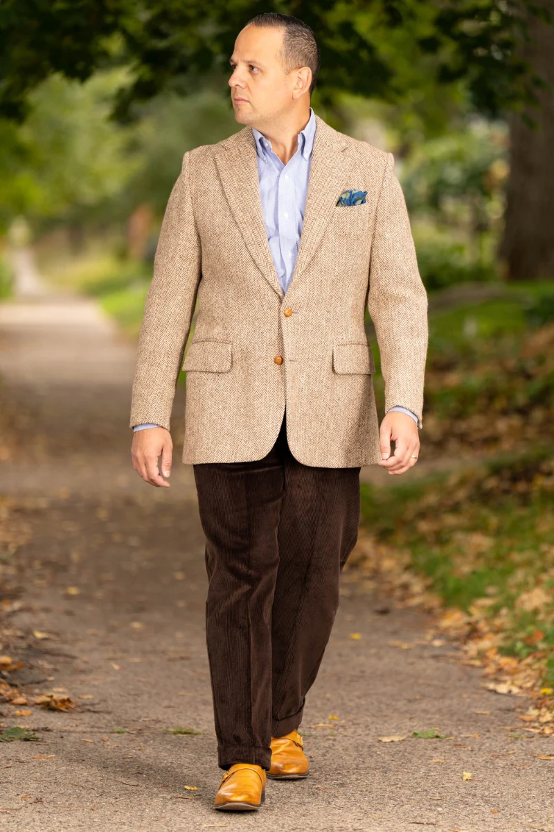 Dark Brown Stancliffe Corduroy Trousers - Image 4