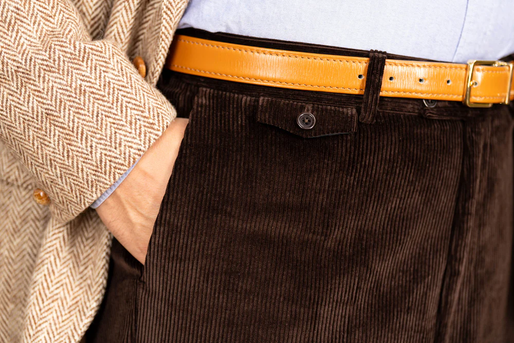 Dark Brown Stancliffe Corduroy Trousers - Image 7