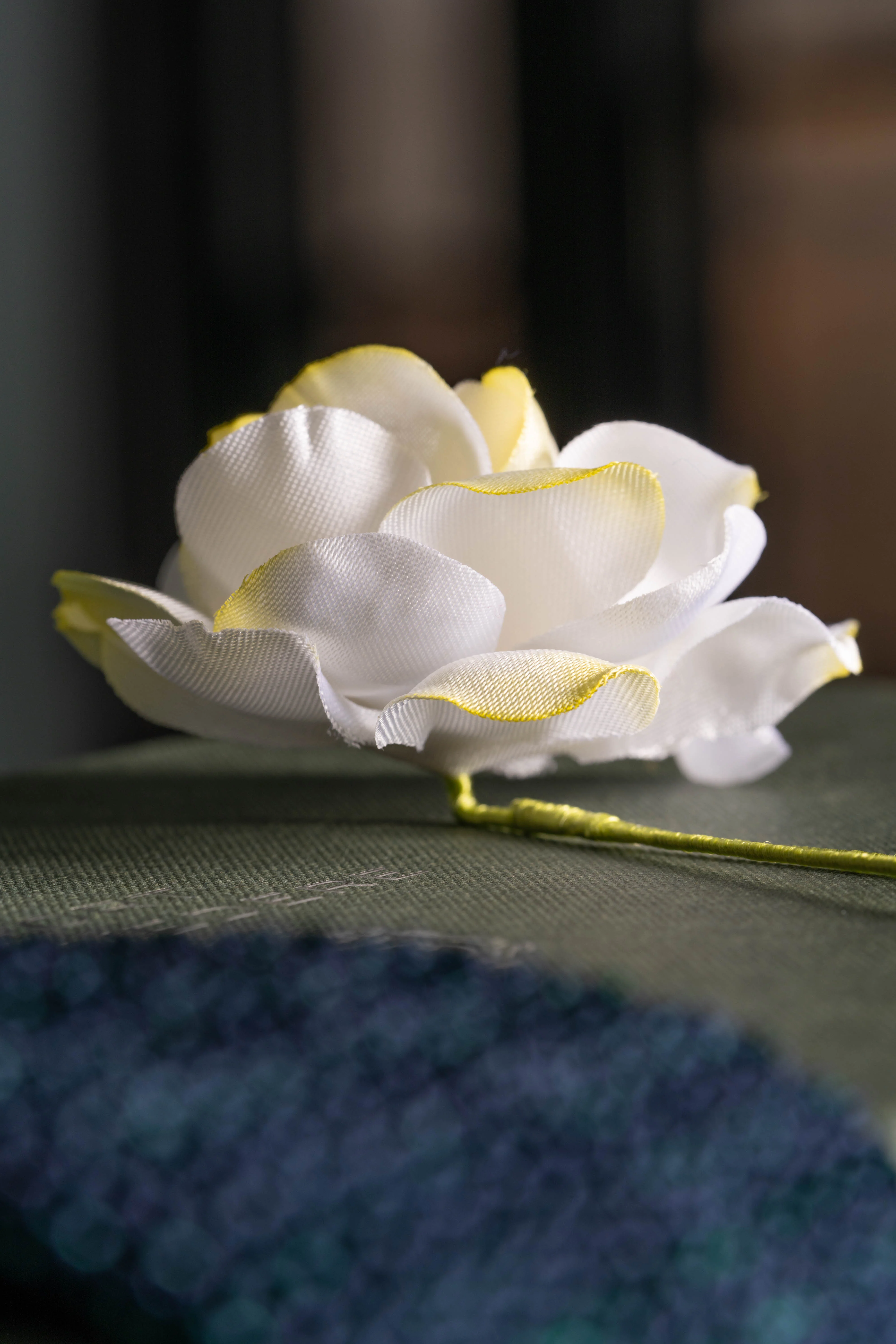 Gardenia Cream Boutonnière Flower - Image 3