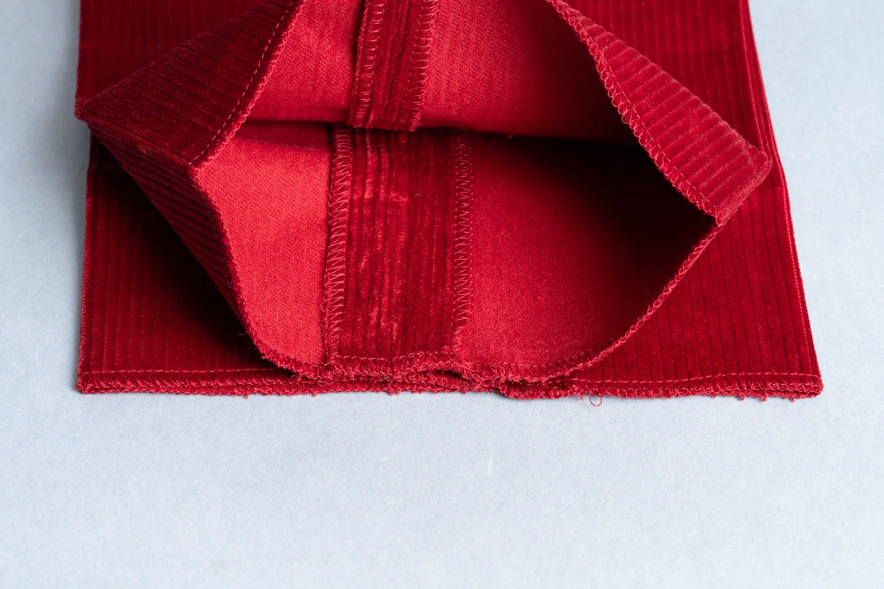 Garnet Red Stancliffe Corduroy Trousers - Image 3