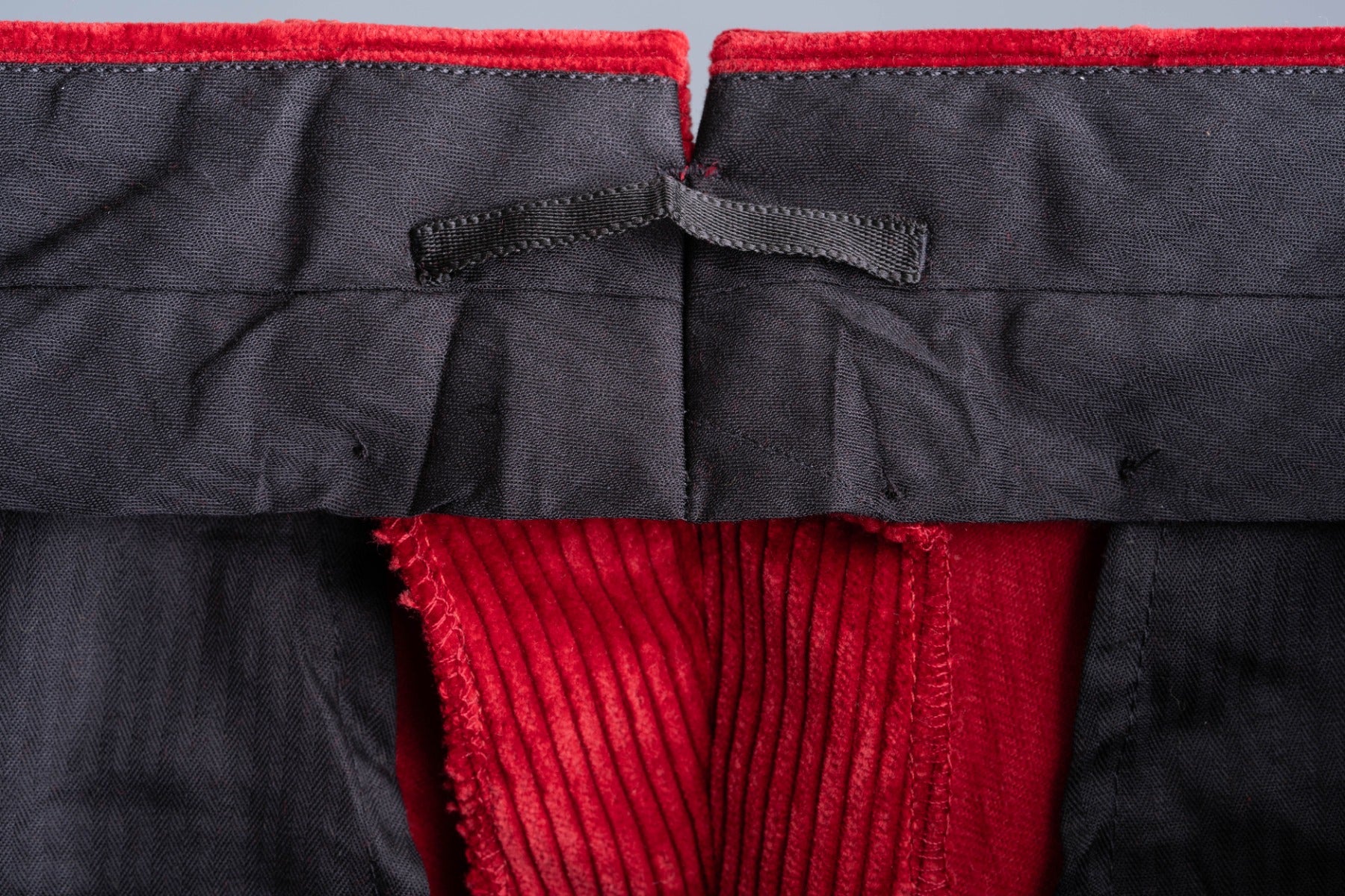 Garnet Red Stancliffe Corduroy Trousers - Image 6