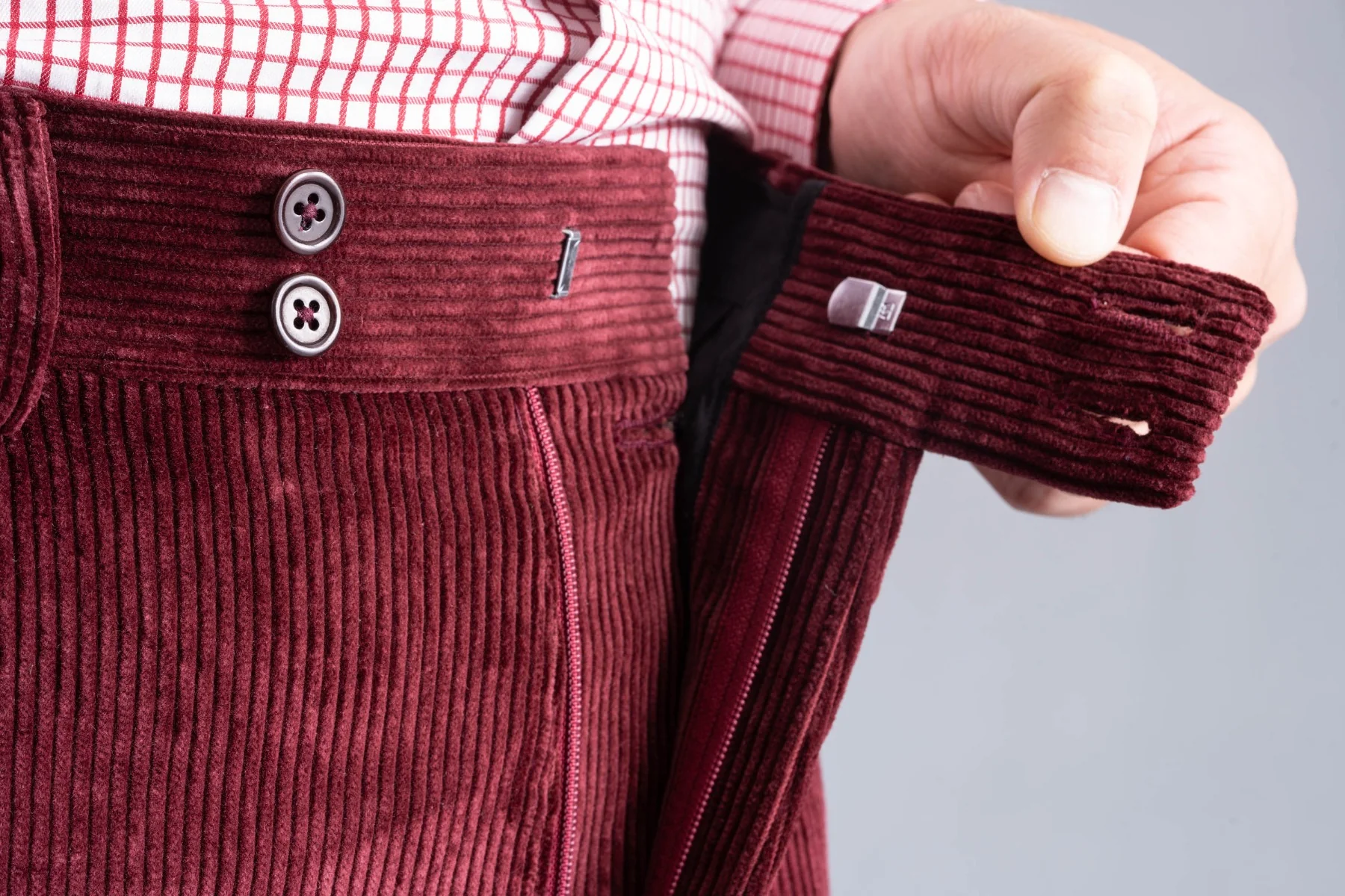 Maroon Stancliffe Corduroy Trousers - Image 7