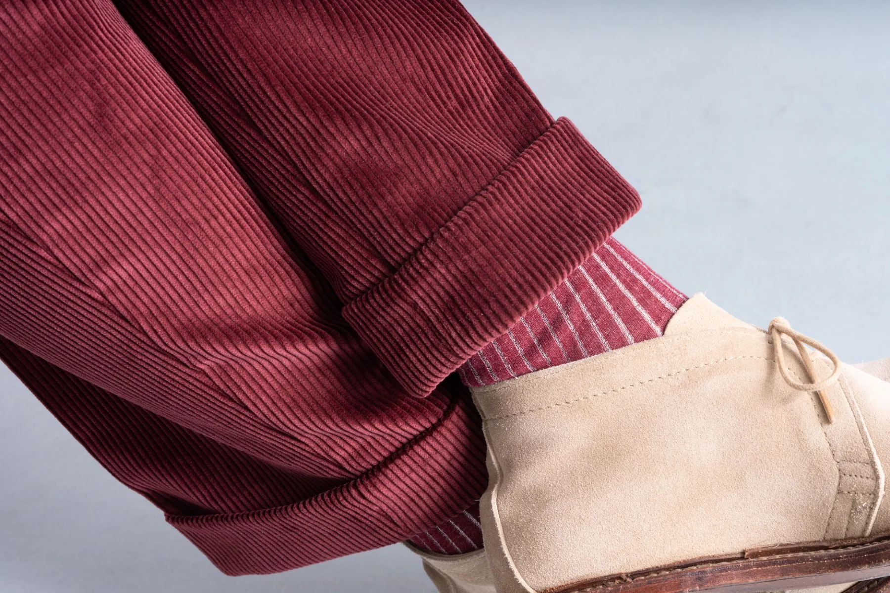 Maroon Stancliffe Corduroy Trousers - Image 8