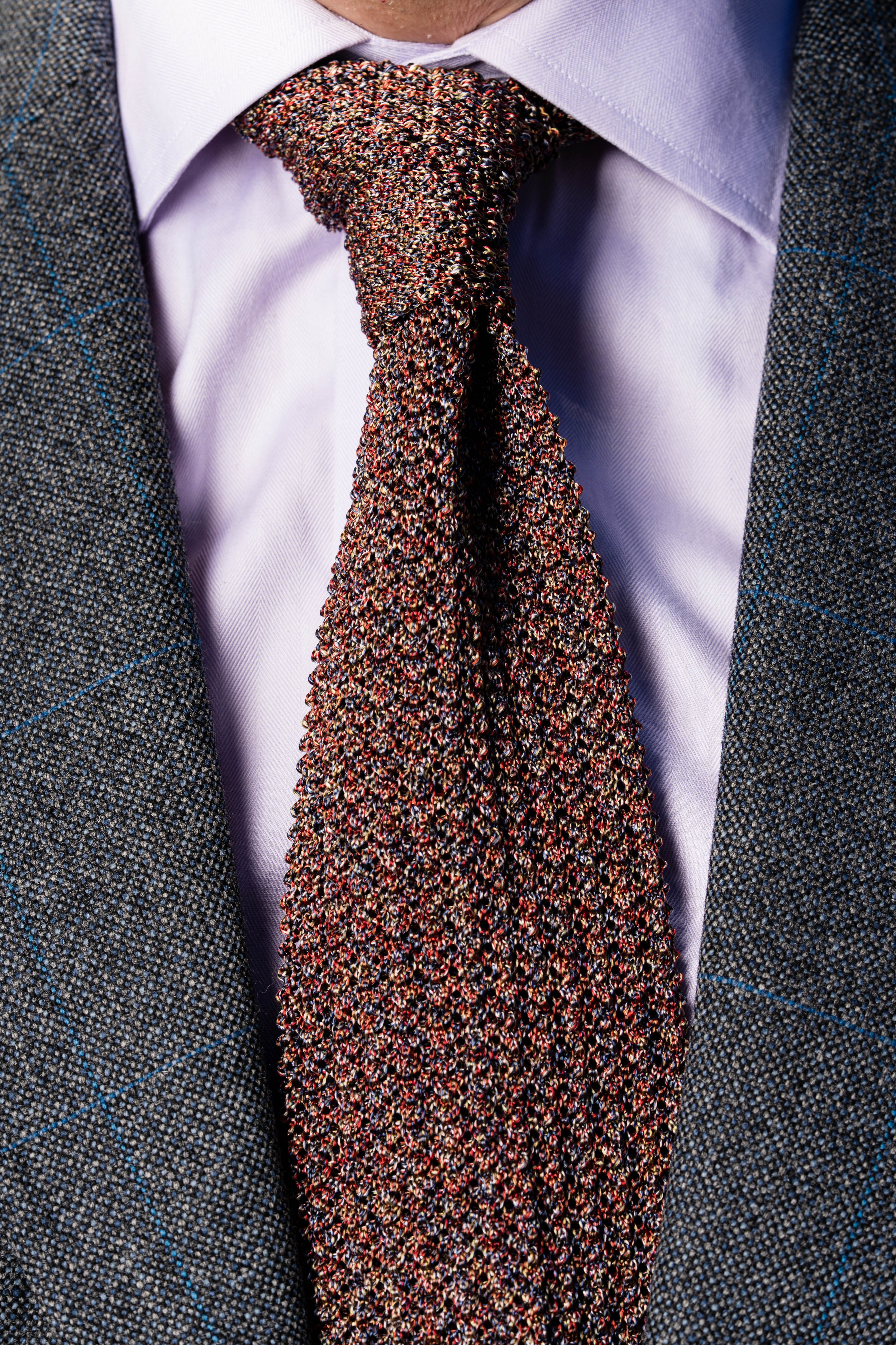 Melange Everything Silk Knit Tie - Image 4