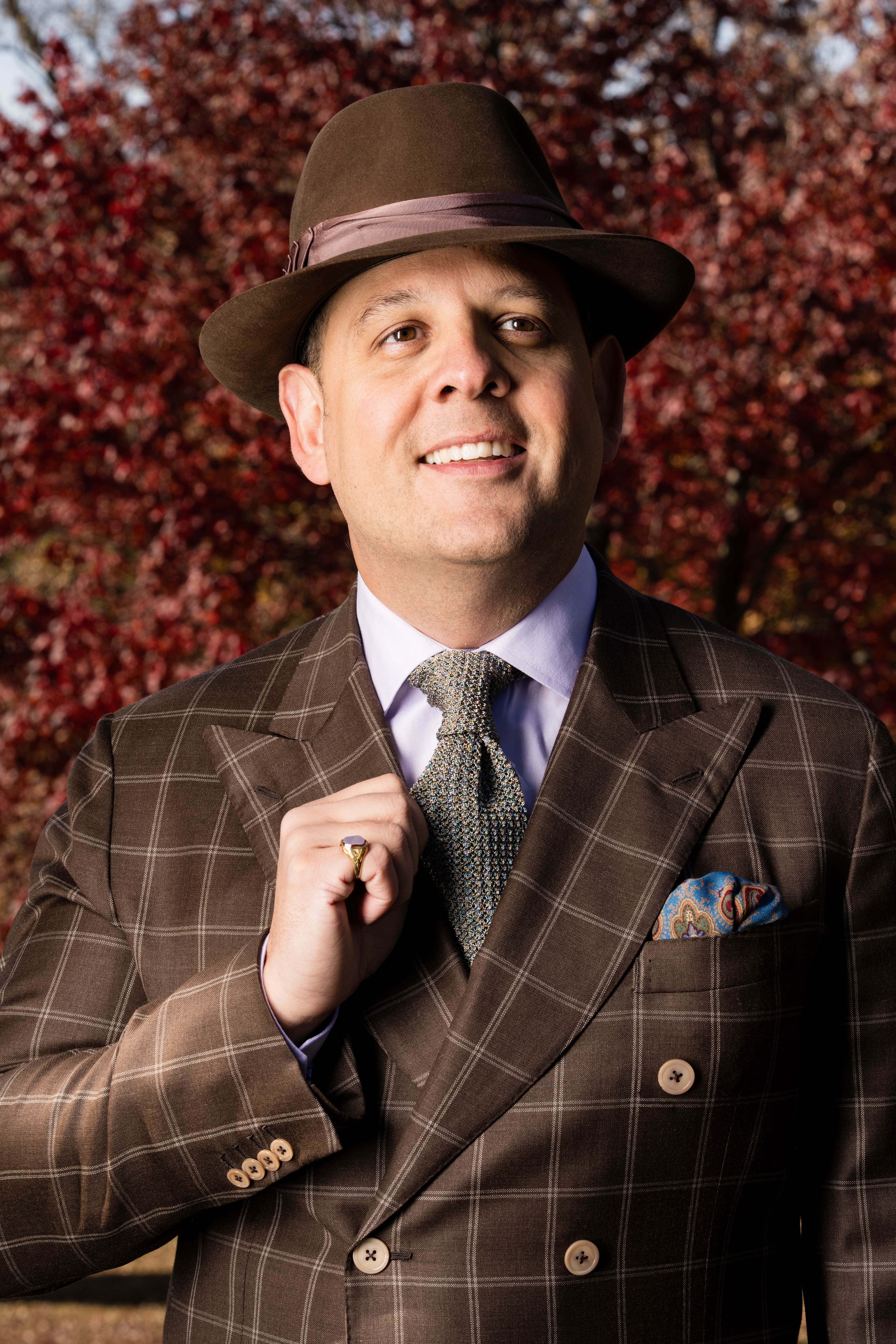 Melange Oatmeal & Spring Silk Knit Tie - Image 3