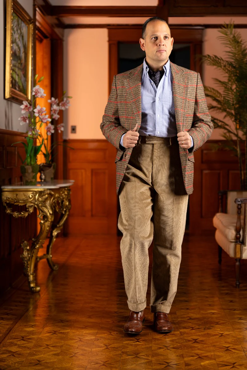 Pale Taupe Stancliffe Corduroy Trousers - Image 4