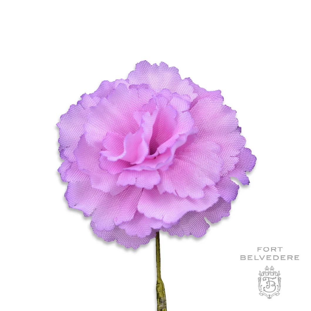 Life-Sized Pink Carnation Boutonnière Flower - Image 11
