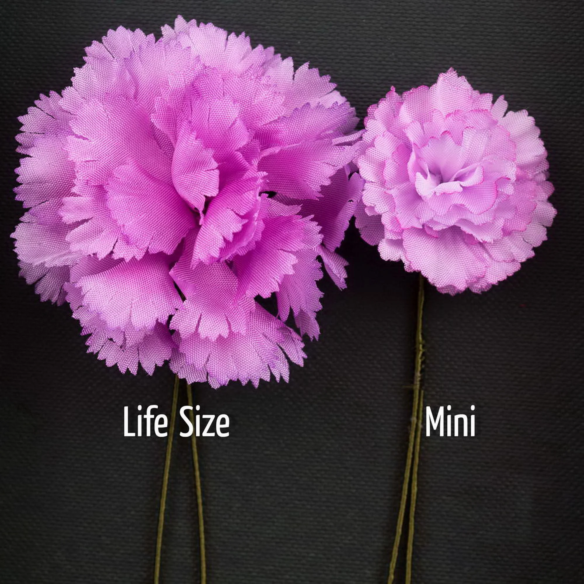 Life-Sized Pink Carnation Boutonnière Flower - Image 14