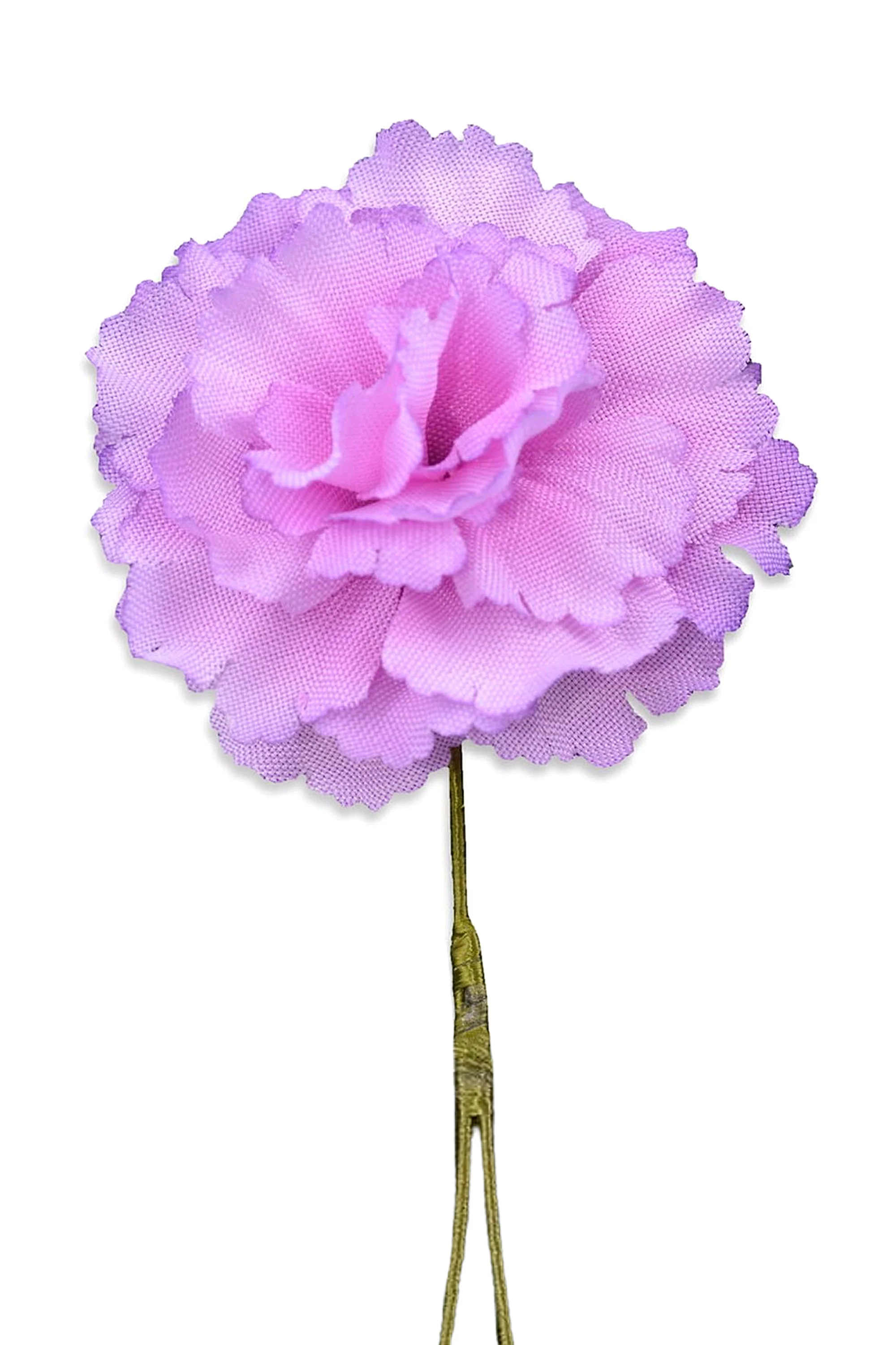 Life-Sized Pink Carnation Boutonnière Flower - Image 8