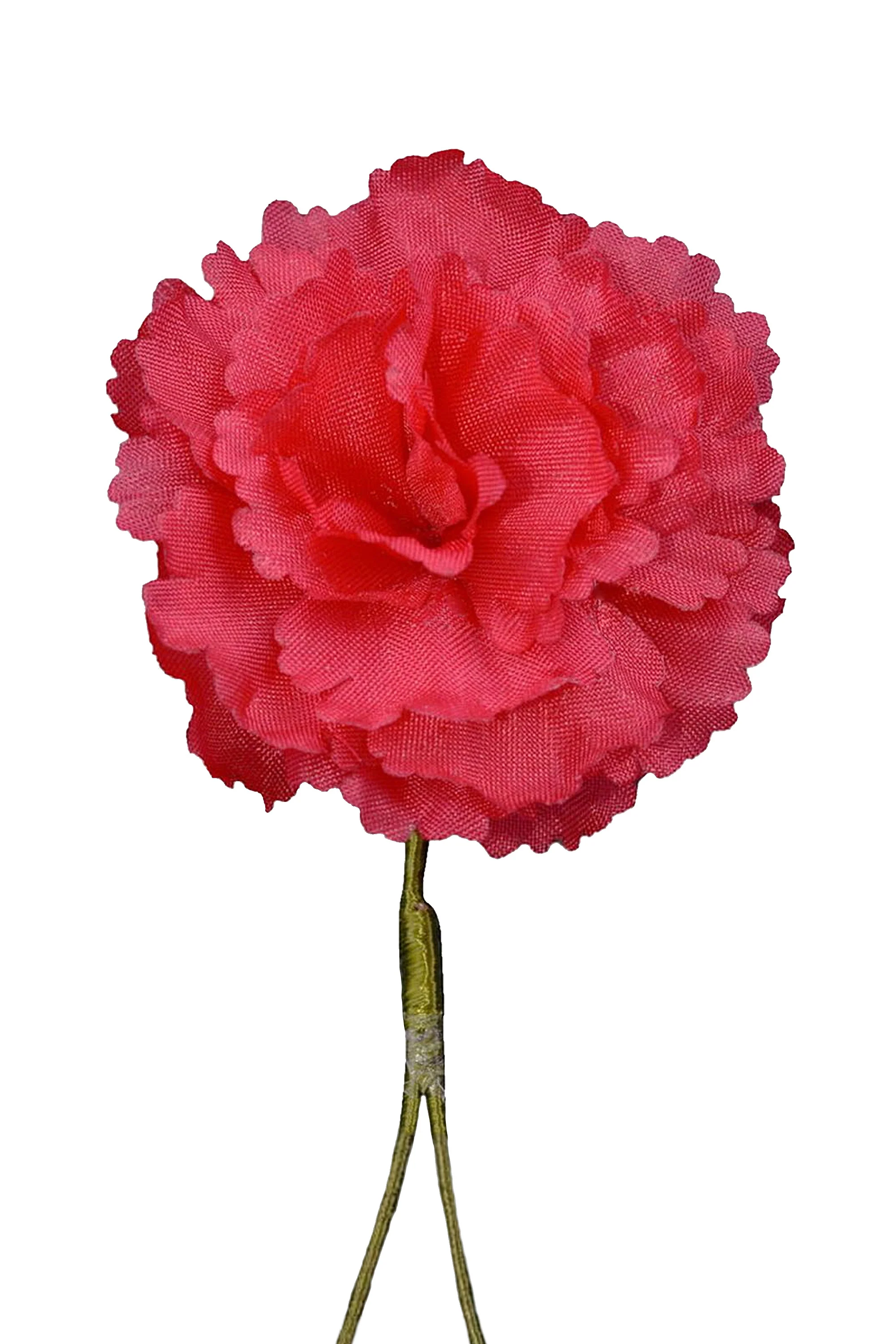 Life-Size Red Carnation Boutonnière Flower - Image 8