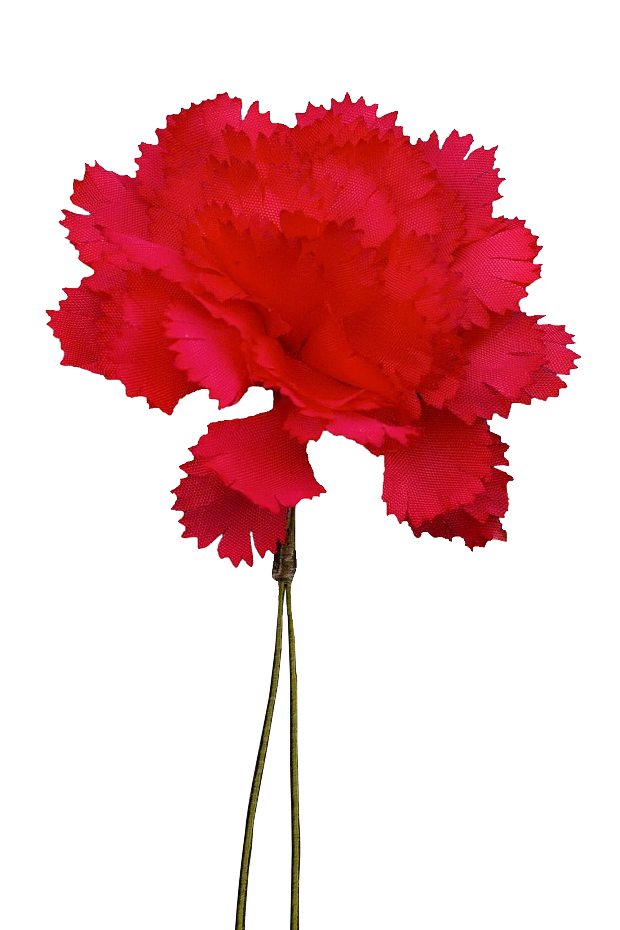 Mini Red Carnation Silk Boutonnière Flower - Image 6