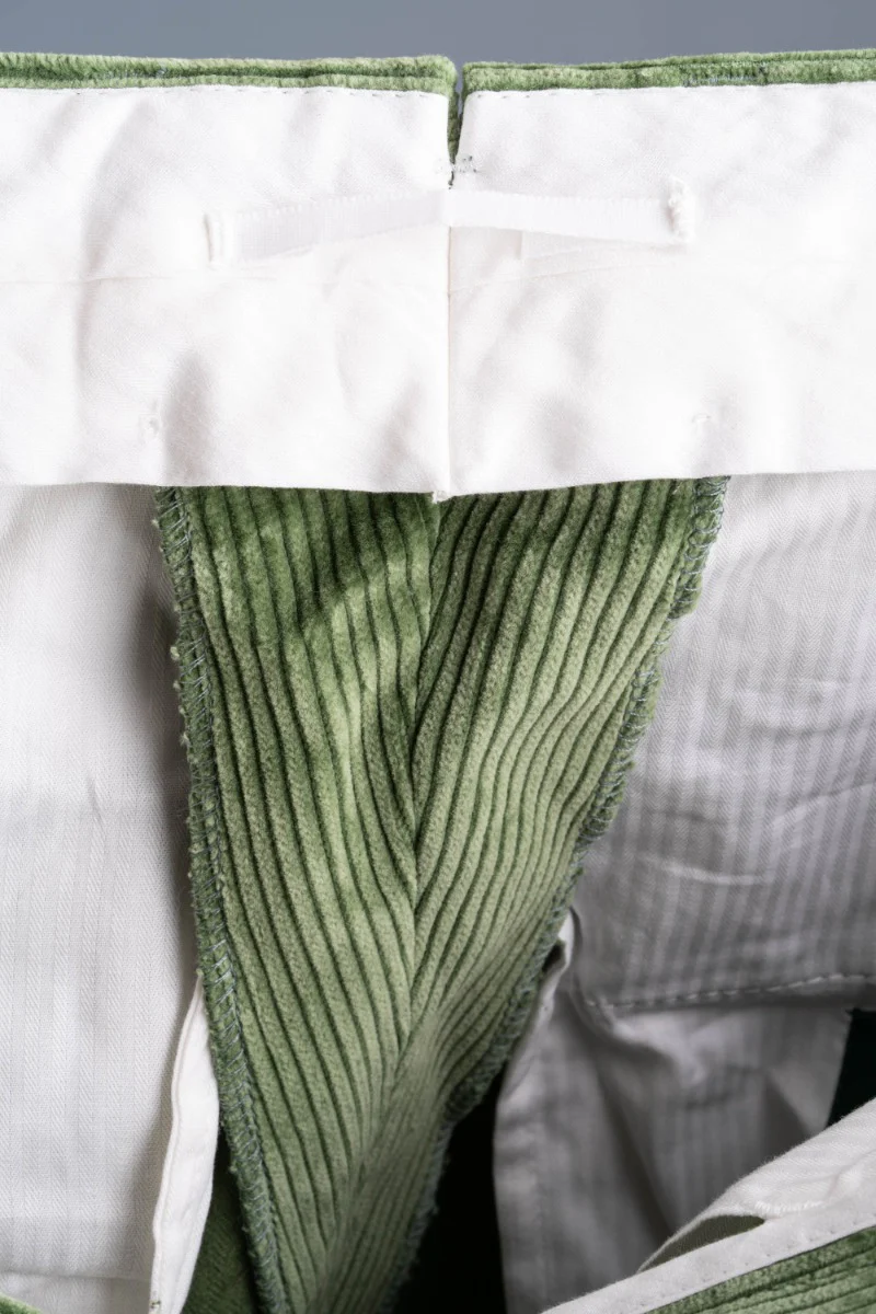Sage Green Stancliffe Corduroy Trousers - Image 4
