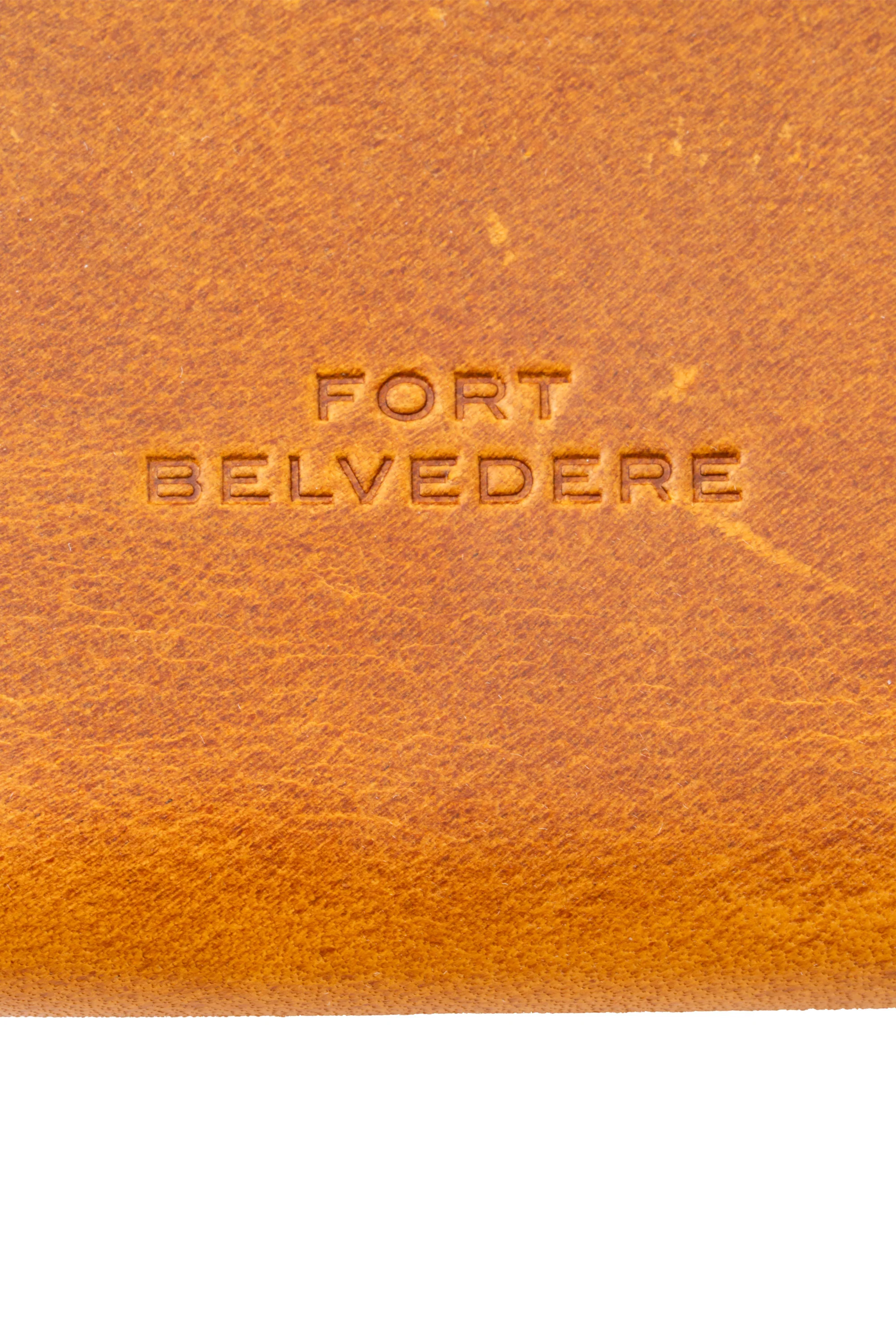 Vintage Gold Americana Full-Grain Leather Pen Case - Image 12