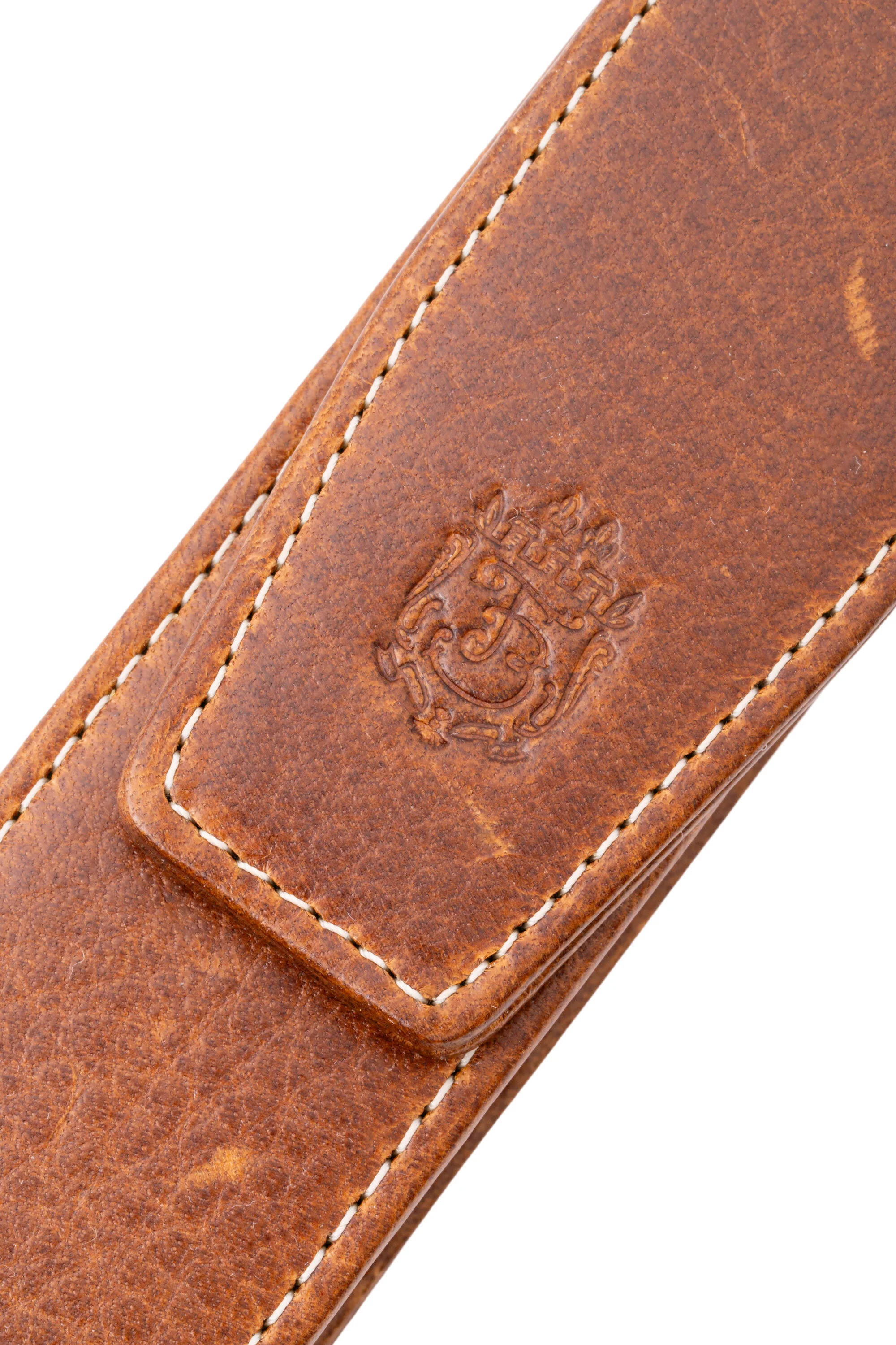 Saddle Brown Dumont Full-Grain Leather Pen Case - Image 4