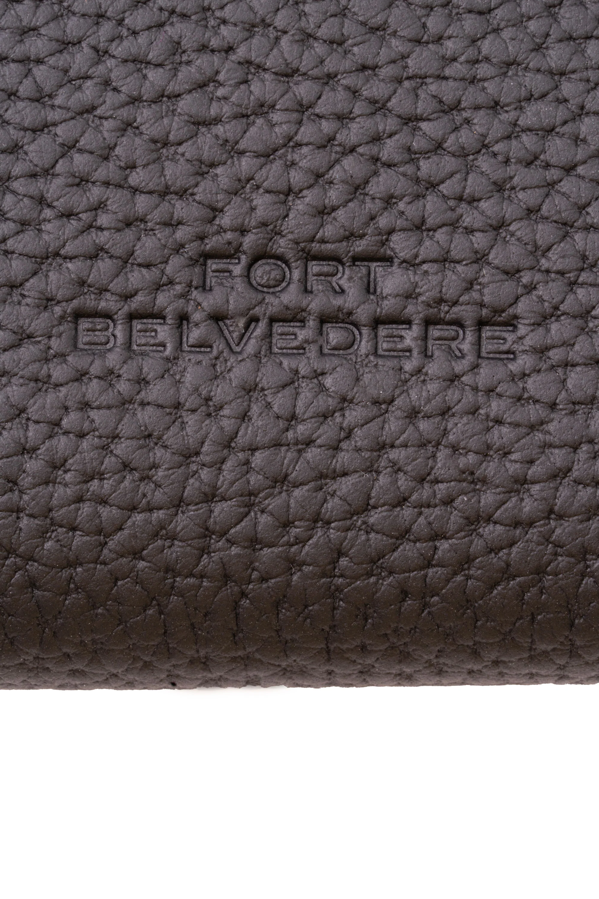 3-Pen Black Full-Grain Calf Togo Leather Pen Case - Image 10