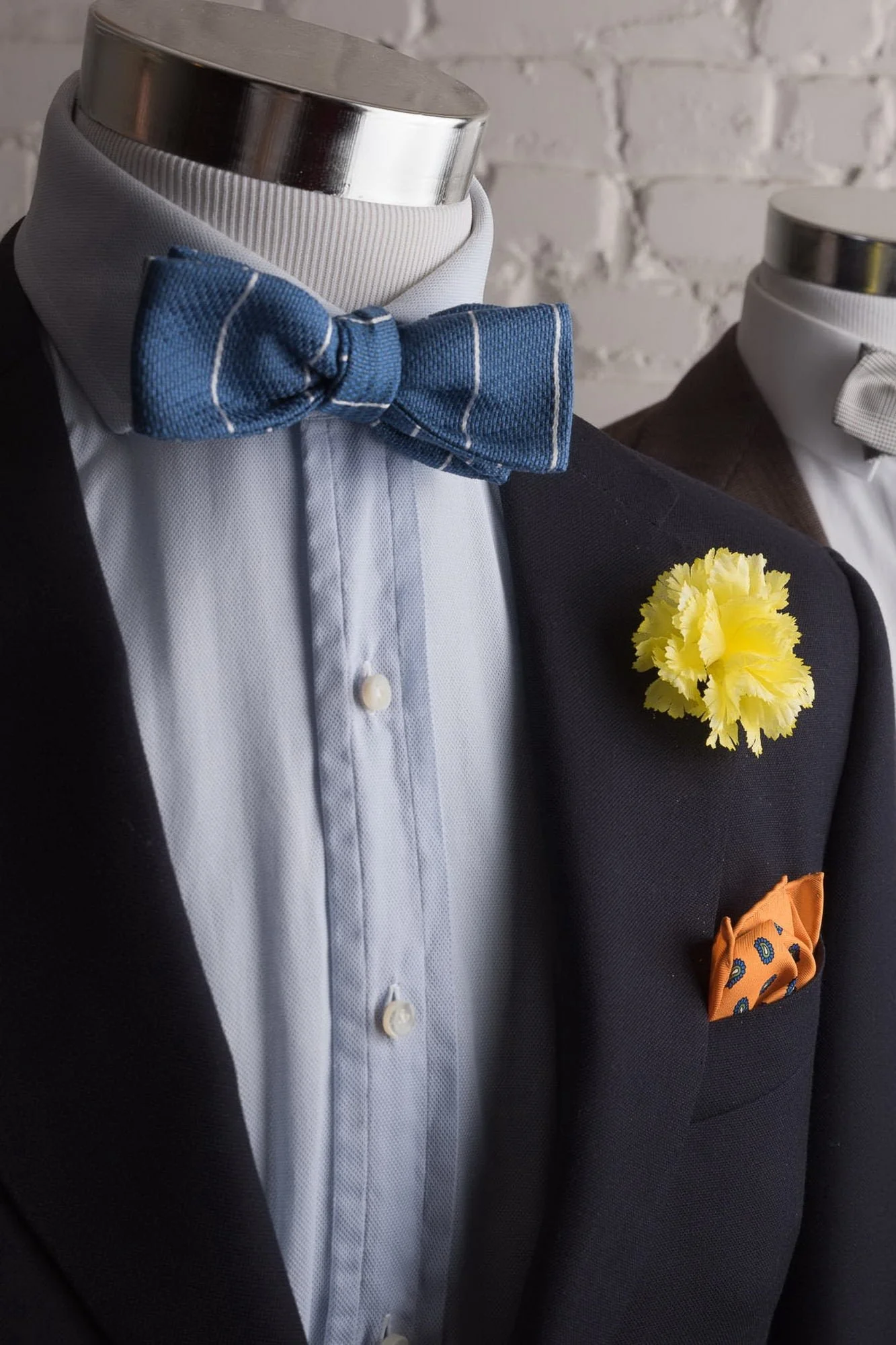 Life-Sized Bright Yellow Carnation Boutonnière Flower - Image 6